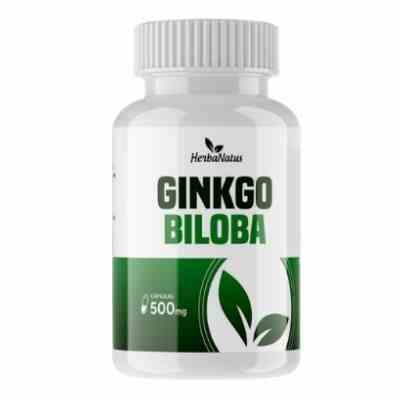ginkgo-biloba-herbanatus-natuvel1-5d14d05c7a59594b3316649653317442-1024-1024 Ginkgo Biloba 60 cápsulas 500mg - Combater a ansiedade e a depressão - Aumentar a libido - Melhorar a saúde do coração - Melhorar o rendimento cerebral e a concentração - Evitar a perda de memória -Combater a ansiedade e a depressão - Melhorar a saúde dos olhos - Regular a pressão arterial - - Imagem 1