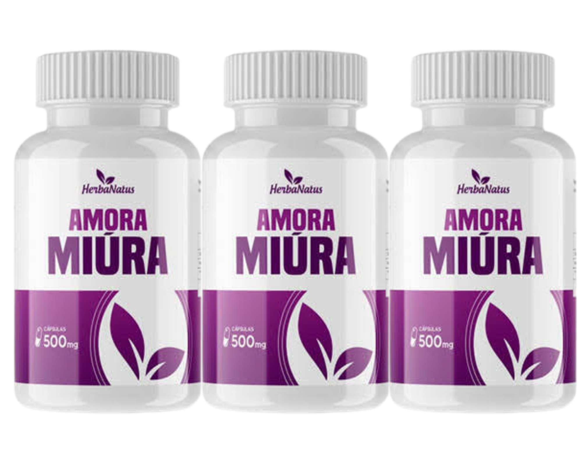3 AMORA MIURA (1) 3 UNIDADES - Amora Miura 60 Cápsulas 500mg Herbanatus - Aumenta a liberação de insulina no organismo; Melhora o funcionamento dos rins e do fígado; Regula os níveis de hormônios; Melhora a qualidade do sono; Diminui a quantidade de colesterol ruim; Previne da osteoporose; Regula o funcionamento intestinal. - Imagem 1