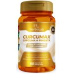Curcumax Cúrcuma + Pimenta 60 cápsulas 500mg HerboLab