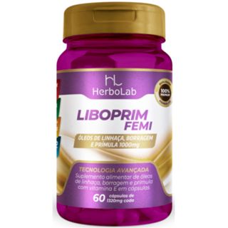 Liboprim Femi (Linh, Bor, Prímu) 60 cápsulas 1320mg HerboLab Liboprim Femi (Linh, Bor, Prímu) 60 cápsulas 1320mg HerboLab - Imagem 1