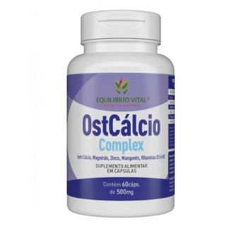 OstCálcio - magnésio, zinco. manganês, vitaminas D3 e K2 OstCálcio - magnésio, zinco. manganês, vitaminas D3 e K2 - Imagem 1