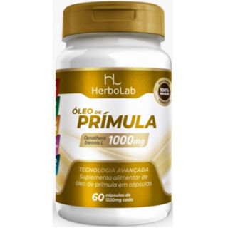 sg-11134201-7qvcp-lh4ycqec40wsc3_tn Óleo de Prímula 60 cápsulas 1220mg HerboLab - auxilia na regulação do metabolismo das prostaglandinas, atenuando os sintomas da tensão pré-menstrual e doenças inflamatórias como artrite reumatoide e dermatite atópica. - Imagem 1