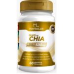 Óleo de Semente de Chia 60 cápsulas 750mg HerboLab